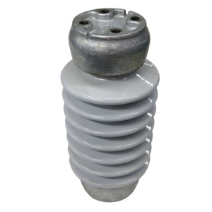 Hubbell Power Porcelain Station Post Insulators TR-288 650 kV 28 Shed Bolt Circle
