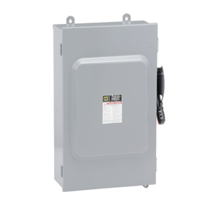 Square D Heavy Duty Fused Disconnects 200 A NEMA 3R/12 600 VAC 3 Phase