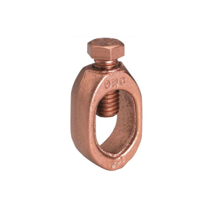 Burndy Ground Rod Clamps Copper 10 - 2 AWG