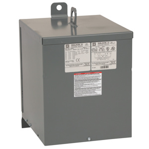 Square D Encapsulated Single Phase Dry-type Transformers 220 x 440 VAC - 110/220 VAC 5 kVA N3R Enclosure No Taps