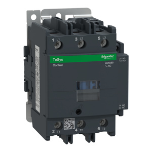 Square D LC1D TeSys Deca Series IEC Contactors 80 A 3 Pole 480 VAC