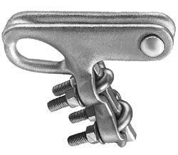 Hubbell Power Ductile Iron Bolted Quadrant Strain Clamps Ductile Iron None