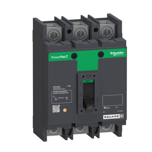 Square D PowerPact™ QBL Cable-in/Cable-out Molded Case Industrial Circuit Breakers 80-80 A