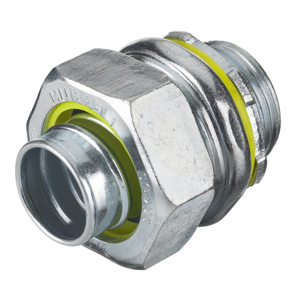 Hubbell Wiring H Series Straight Liquidtight Connectors Non-insulated 1/2 in Steel