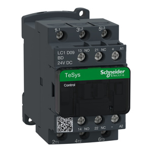 Schneider Electric TeSys™ Deca LC1D IEC Contactors 9 A 3 Pole 24 VDC