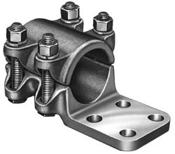 Hubbell Power AFTF Series Straight Bolt Terminals Aluminum Alloy