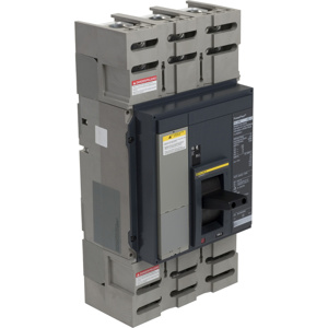 Square D Automatic PJL Cable-in/Cable-out Molded Case Industrial Circuit Breakers 1000 A 600 VAC 25 kAIC 3 Pole 3 Phase