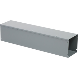 Square D N1 Hinged Cover Steel Wireways 8 x 8 x 3 ft Without Knockouts