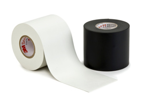 3M 77 Series Fire-retardant/Arc Proofing Electrical Tape 3 in x 20 ft 30 mil Black