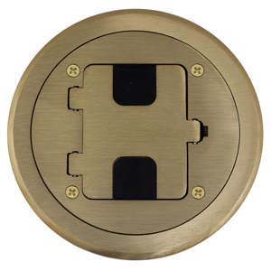 Hubbell Wiring Round Floor Box Covers