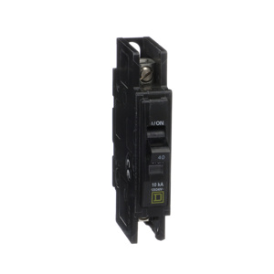 Square D QOU® Series UL 489 Unit Mount Miniature Circuit Breakers 40 A 1 Pole
