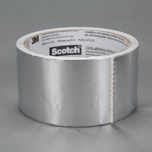 3M Scotch® Aluminum Foil Tape Aluminum 50 yd