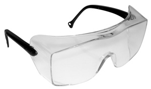 3M QX™ Protective Safety Glasses Anti-fog Clear Black