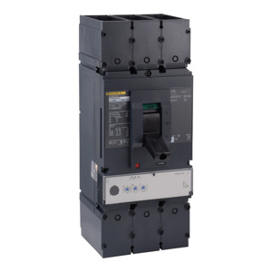 Square D LJL Series L Frame Molded Case Circuit Breakers 400-400 A 600 VAC 25 kAIC 3 Pole 3 Phase