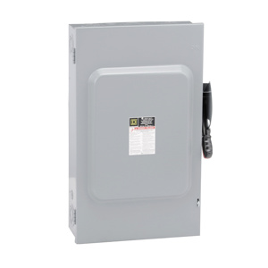Square D H36 Series Heavy Duty Three Phase Fused Disconnects 200 A NEMA 1 600 V