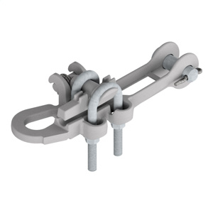 Hubbell Power Straight Line Spring Loaded Side Opening Deadend Clamps Aluminum None