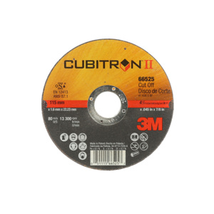 3M Cubitron™ II Type 1 Cut-off Wheels 4.5 in 1 in Coarse