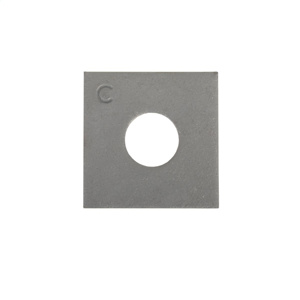 Hubbell Power Square Flat Washers Steel 5/8 in