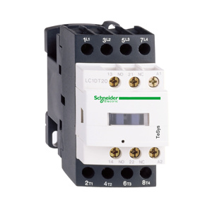 Square D LC1D TeSys Deca Series IEC Contactors 25 A 4 Pole 24 VDC