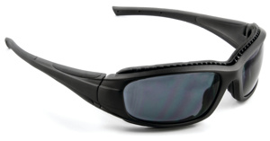 3M Safety Sunwear Safety Glasses Anti-fog, Anti-scratch Gray Black