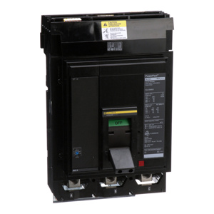 Square D MJA Series M Frame Molded Case Circuit Breakers 800-800 A 600 VAC 25 kAIC 3 Pole 3 Phase