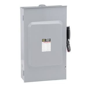Square D H36 Series Heavy Duty Three Phase Fused Disconnects 200 A NEMA 3R 600 V