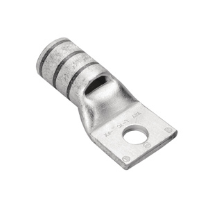 Burndy YA Series Standard Barrel Compression Lugs 1/4 in 1 Hole Brown 2 Cu