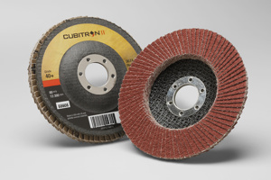 3M Cubitron™ II Flap Discs 4.5 in Coarse Ceramic Alumina 40