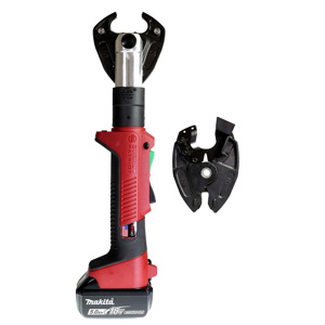 Burndy PATRIOT® Battery-actuated Crimper Cutter Combination Tool Kits Scissor 6 Ton W Dies<multisep/> X Dies Cordless