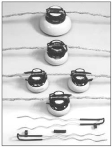Hubbell Power Super Tie Top™ Formed Wire Top Ties 3/0 AWG Aluminum Clad Steel (ACS)