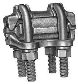 Hubbell Power LCU10 Series Parallel Groove Aluminum Two U-bolts Aluminum Alloy