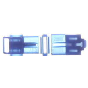 3M Female Insulated Disconnects 16 - 14 AWG Butted Barrel 0.250 in Blue