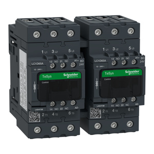 Schneider Electric TeSys™ Deca LC2D IEC Contactors 65 A 3 Pole 24 VDC