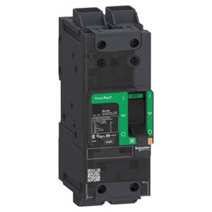 Square D PowerPacT™ BDL B Frame I-Line™ Circuit Breakers 45-45 A 600Y/347 VAC 14 kAIC 2 Pole 1 Phase