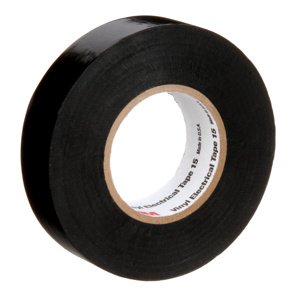 3M 15 Series Electrical Tape 3/4 in x 66 ft Black