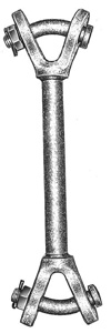 Hubbell Power Type HSYC Hot Line Socket Y-Clevises Ductile Iron