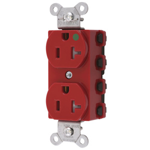 Hubbell Wiring Straight Blade Duplex Receptacles