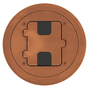 Hubbell Wiring Round Floor Box Covers