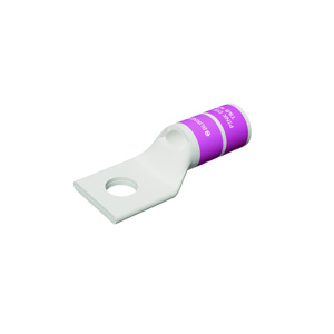 Burndy YA Series Standard Barrel Compression Lugs 5/8 in 1 Hole Pink 700 Cu