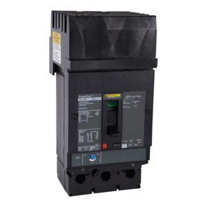 Square D Powerpact™ JGA Series Cable-in/Cable-out Molded Case Industrial Circuit Breakers 250-250 A 600 VAC 18 kAIC 2 Pole 1 Phase