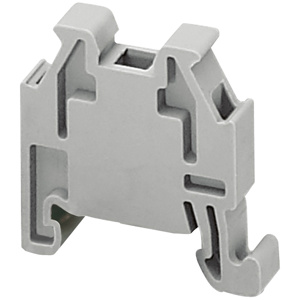 Square D Linergy™ TR-TRA Terminal Block Snap-on End Brackets Gray 15 mm Din Rails, TRR Spring Terminal Terminal Block Compatibility clip-on