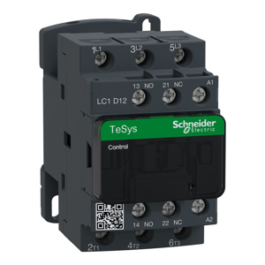 Schneider Electric TeSys™ Deca LC1D IEC Contactors 12 A 3 Pole 110 VAC
