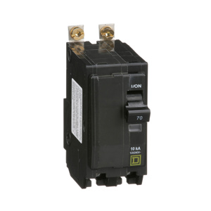 Square D QOB™ Series Molded Case Bolt-on Circuit Breakers 70 A 120/240 VAC 10 kAIC 2 Pole 1 Phase