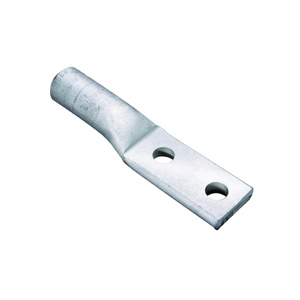 Burndy YA Series Standard Barrel Compression Lugs 3/8 in 2 Hole Brown 350 Al, 350 Cu