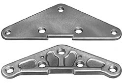 Hubbell Power Yoke Plates Galvanized Steel 18 in