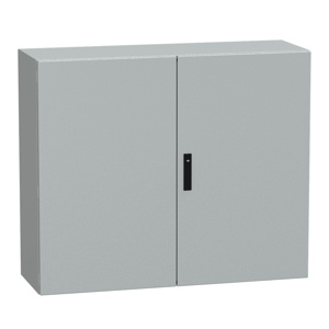 Square D Wall Mount Hinged Enclosures 48 x 40 x 16 in Without Knockouts Gray