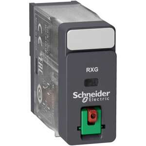 Square D RXG Zelio Harmony™ Plug-in Interface Relays 120 VAC Square Base 5 Blade 10 A SPDT