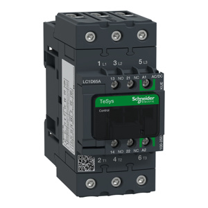 Schneider Electric TeSys™ Deca LC1D IEC Contactors 65 A 3 Pole 250 V