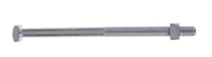 Hubbell Power 5/8 in Square Head Machine Bolts Steel 12 in