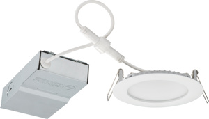 Lithonia WF6 Recessed LED Downlights 120 V 11 W 6 in 3000 K Matte White Dimmable 790 lm